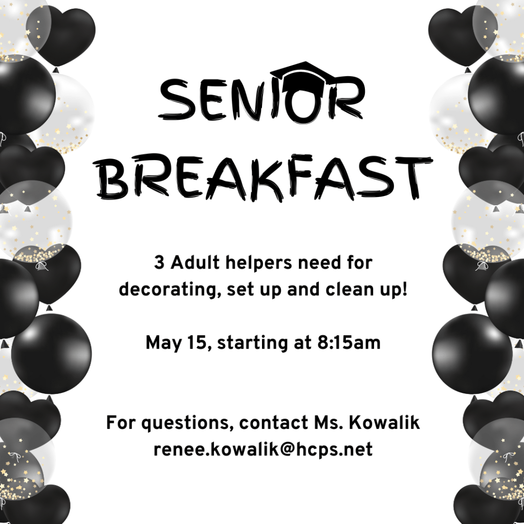 Help with Senior&nbsp;Breakfast