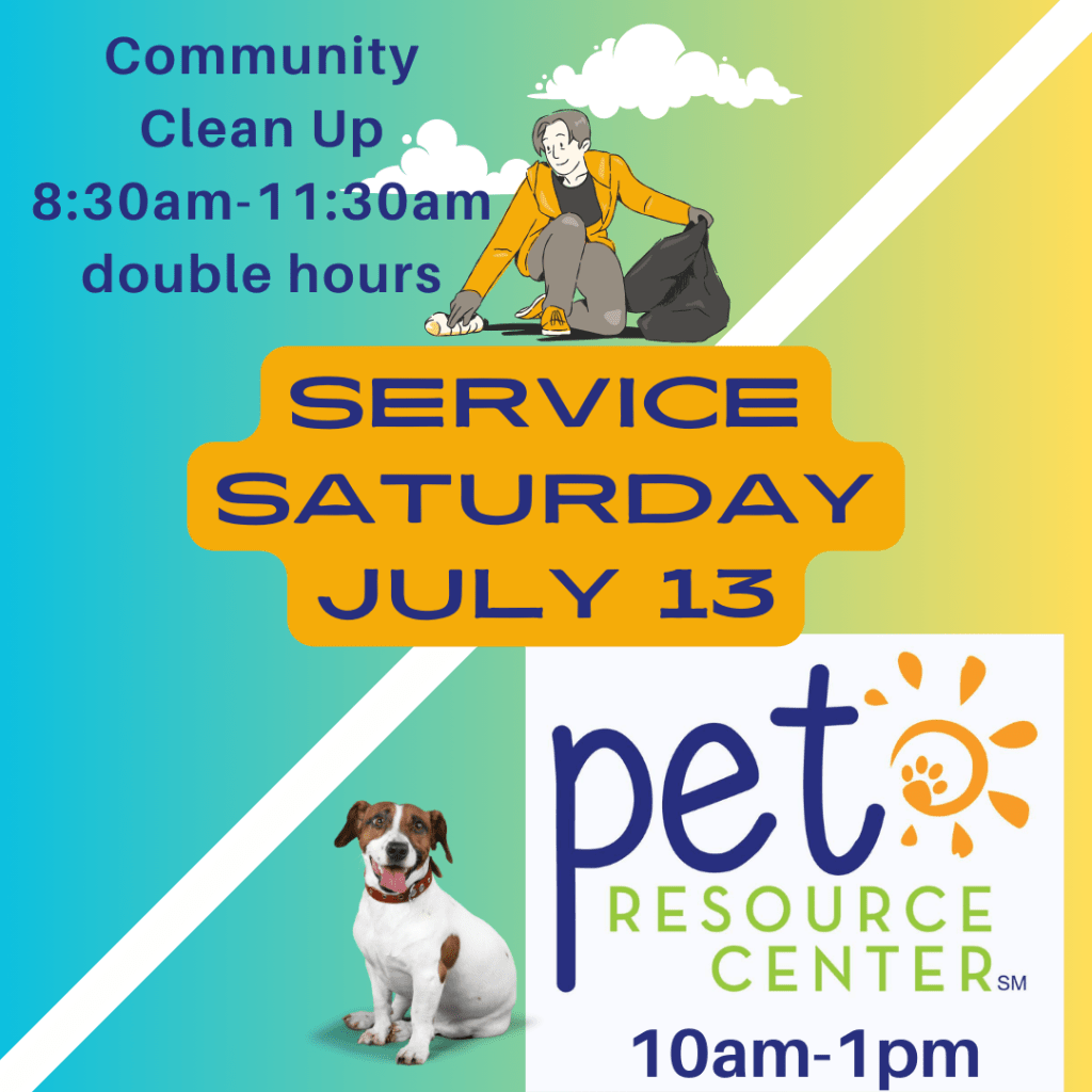 Two Service Opportunities This&nbsp;Saturday!
